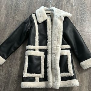 Brand new never worn with tags Abercrombie & Fitch winter leather jacket